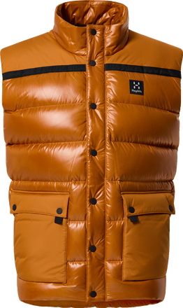 Haglöfs Haglöfs Men's Funäs Down Vest Golden Brown Vadderade västar S