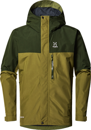 Haglöfs Haglöfs Men's Lark GORE-TEX Jacket Olive Green/Seaweed Green Skalljakker XL