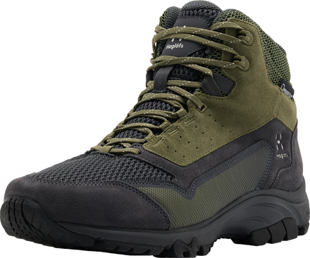 Haglöfs Haglöfs Men's Skuta Mid Proof Magnetite/Olive Green Vandringskängor 41 1/3