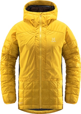 Haglöfs Haglöfs Nordic Mimic Hood Women Pumpkin Yellow/True Black Varmefôrede jakker XS