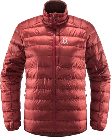 Haglöfs Haglöfs Roc Down Jacket Women Brick Red Dunjakker mellomlag XS