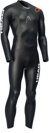 Head Head Men's Open Water Shell Wetsuit Black/Orange Svømmedrakter L