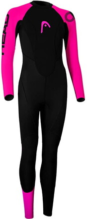 Head Head Women's OW Explorer Wetsuit 3.2.2 Black/Pink Svømmedrakter M