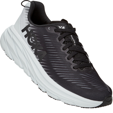 Hoka Hoka Women's Rincon 3 Wide Black/White Løpesko 38