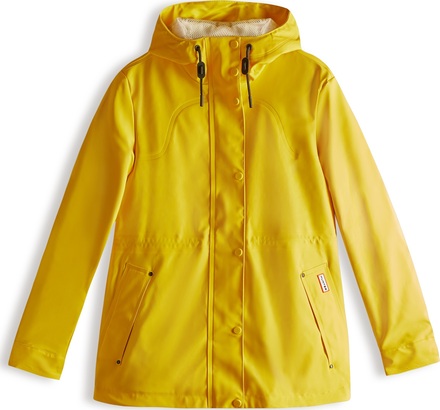 HUNTER HUNTER Women´s Lightweight Rubberised Jacket Yellow Regnjakker XS