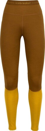 Icebreaker Icebreaker Women's Zoneknit 200 Leggings Clove/Silent Gold/Cb Undertøy underdel XL