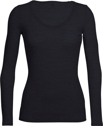 Icebreaker Icebreaker Women's Siren Long Sleeve Sweetheart Black Underställströjor L