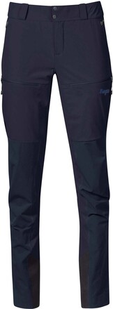 Bergans Bergans Women's Rabot V2 Softshell Pants Navy Blue Friluftsbyxor 38