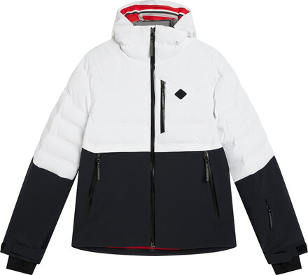 J.Lindeberg J.Lindeberg Men's Orbit Hybrid Down Jacket White Skijakker fôrede XL