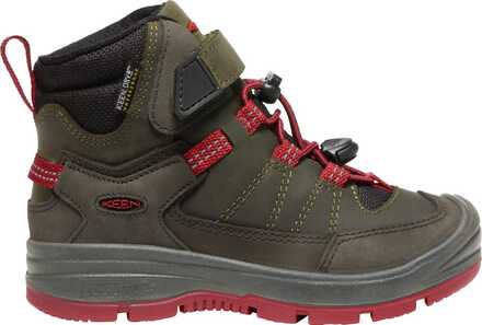 Keen Keen Little Kids' Redwood Waterproof Boot Steel Grey/Red Dahlia Vinterkängor 31