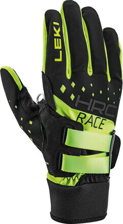 Leki Leki HRC Race Shark Black-Neon Yellow Träningshandskar 8