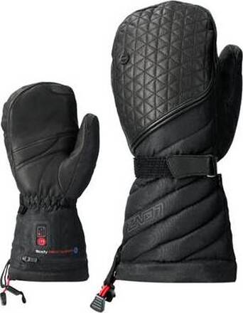 Lenz Lenz Women's Heat Glove 6.0 Finger Cap Mittens Black Skihansker S