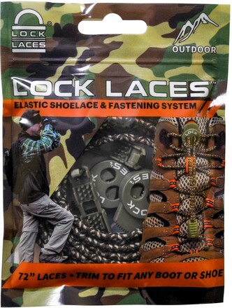 Lock Laces Lock Laces 72" Shoelaces Camo Skotillbehör OneSize