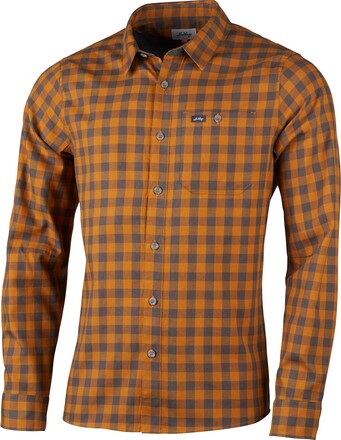 Lundhags Lundhags Men's Ekren Long Sleeve Shirt Dark Gold Långärmade skjortor S