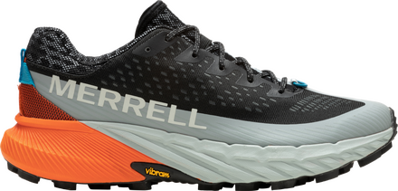 Merrell Merrell Men's Agility Peak 5 Black/Tangerine Løpesko 43