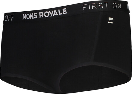 Mons Royale Mons Royale Women's Sylvia Boyleg Black Underkläder L