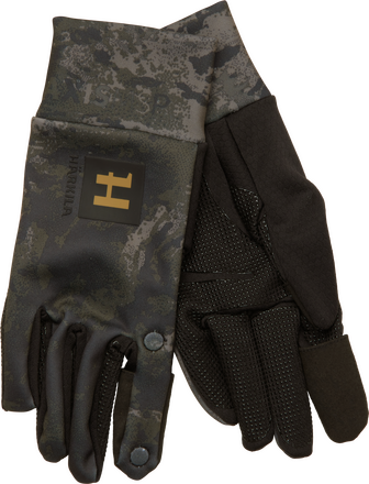 Härkila Härkila Men's Härkila Noctyx Camo Fleece Glove Axis Msp Black Friluftshandskar M