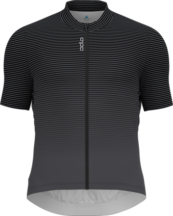 Odlo Odlo Men's The Zeroweight Chill-Tec Jersey Black - Odlo Graphite Grey Kortärmade träningströjor M