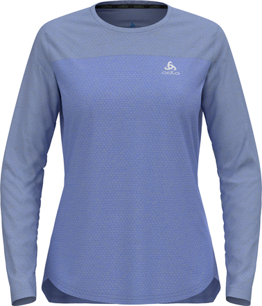 Odlo Odlo Women's T-shirt Crew Neck L/S X-Alp Linencool Persian Jewel/Blue Heron Långärmade träningströjor M