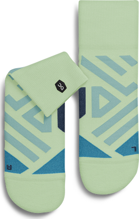 On On Women's Performance High Sock Meadow/Niagara Träningsstrumpor L (42-43)