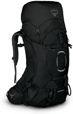 Osprey Osprey Men's Aether 55 Black Vandringsryggsäckar L/XL