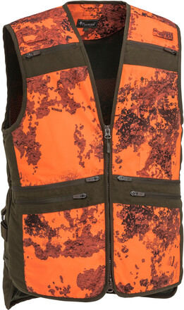 Pinewood Pinewood Men's Furudal Hunter Pro Camou Vest Strata Blaze/Suede Brown Jaktvästar XL