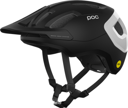 POC POC Axion Race Mips Uranium Black Matt/Hydrogen White Sykkelhjelmer XS/48-52