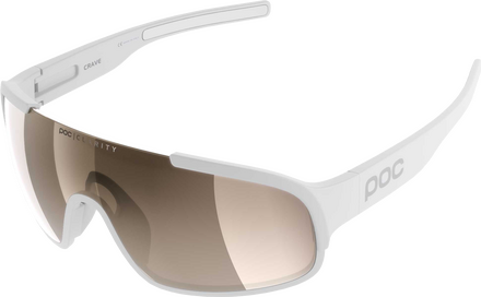 POC POC Crave Hydrogen White/Clarity MTB Silver Mirror Sportsbriller OneSize