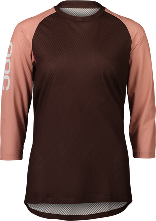 POC POC Women's MTB Pure 3/4 Jersey Axinite Brown/Rock Salt Långärmade träningströjor M