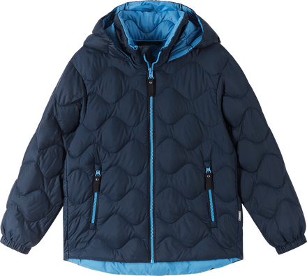 Reima Reima Kids' Fossila Down Jacket Navy Dunfyllda mellanlagersjackor 104 cm