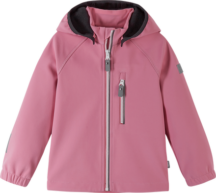 Reima Reima Kids' Softshell Jacket Vantti Sunset Pink Softshelljakker 140 cm