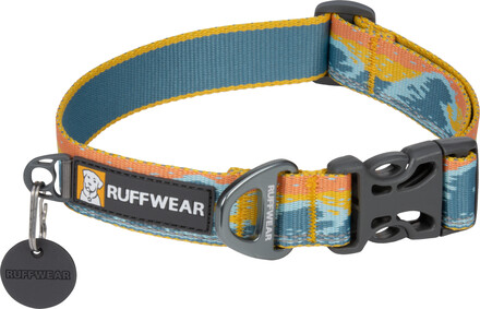 Ruffwear Ruffwear Crag Reflective Dog Collar Rising Wave Hundeseler & hundehalsbånd 51-66 cm