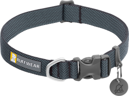 Ruffwear Ruffwear Hi & Light Collar Basalt Gray Hundeseler & hundehalsbånd 28-36