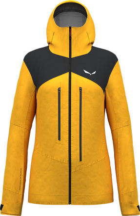 Salewa Salewa Women's Ortles 3L Powertex Jacket Yellow Gold Skalljakker L