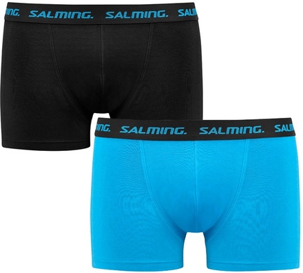 Salming Salming Freeland boxer 2-pack Black/Blue Underkläder S