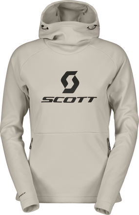 Scott Scott Women's Defined Mid Pullover Hoody Dust White Långärmade vardagströjor S