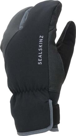 Sealskinz Sealskinz Waterproof Extreme Cold Weather Cycle Split Finger Glove Black/Grey Träningshandskar L