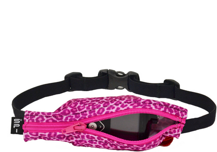 SPIbelt SPIbelt Kids' Spibelt Hot Pink Cheetah Midjeväskor OneSize