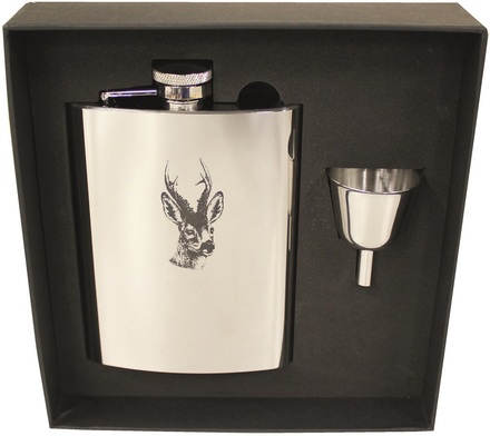 Stabilotherm Stabilotherm Pocket Flask 0,2 L + Gift Box Moose - Stainless Steel Flasker OneSize