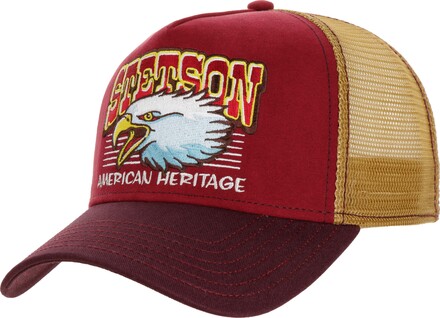 Stetson Stetson Men's Trucker Cap Eagle Head Brown/Red Kepsar 56-60 cm
