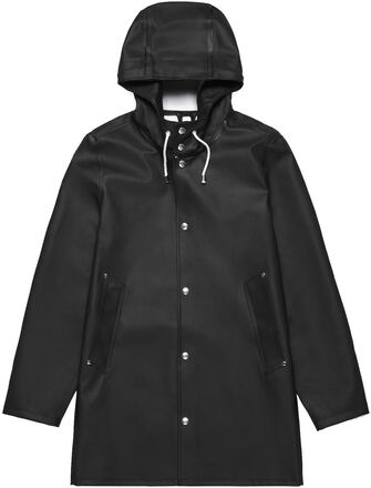 Stutterheim Stutterheim Stockholm Raincoat Unisex Black Regnjakker XXXS