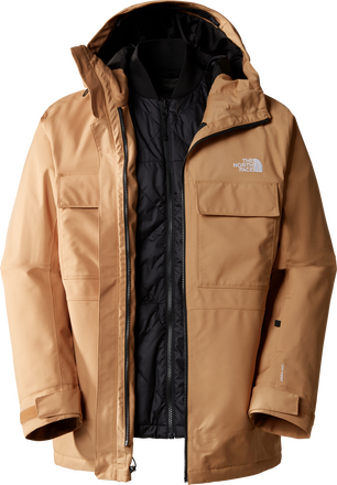 The North Face The North Face Men's Fourbarrel Triclimate Jacket Almond Butter/TNF Black Vadderade skidjackor M