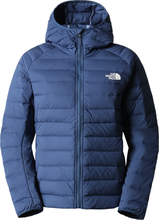 The North Face The North Face Women's Belleview Stretch Down Hoodie Shady Blue Dunjakker mellomlag L