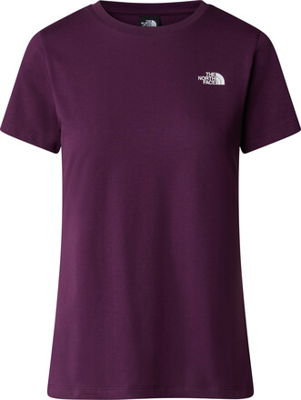 The North Face The North Face Women's Simple Dome T-Shirt Black Currant Purple Kortermede trøyer S