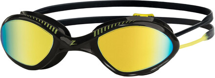 Zoggs Zoggs Tiger Titanium Mirrored Goggle Black/Yellow/Mirror Lime Svømmebriller Regular