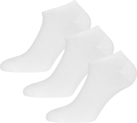 Urberg Urberg Bamboo Shaftless Sock 3-Pack Bright White Vardagsstrumpor 40-43