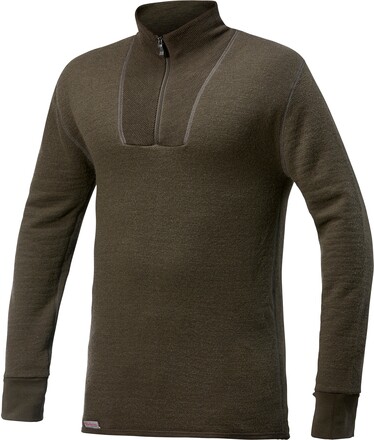 Woolpower Woolpower Zip Turtleneck 200 Pine Green Underställströjor XS