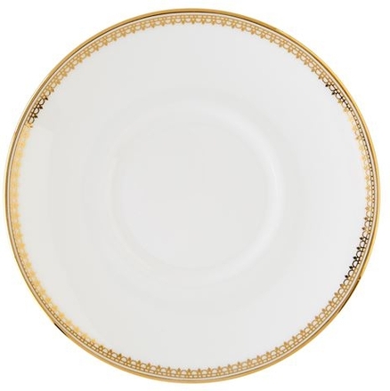 Wedgwood Vera Wang Lace Gold bond skål til kaffekopp