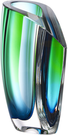 Kosta Boda Mirage Grønn / Blå Vase 21 cm