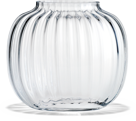 Holmegaard Primula Oval Vase klar H17,5